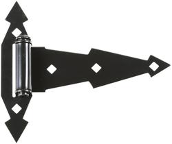 Hardware nacional Deco T-Hinge Black 7"