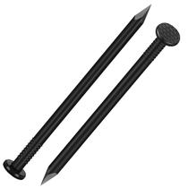 Hardware Nails BNUOK 4 polegadas 3,8 mm 127 unidades de aço carbono preto