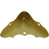 Hardware National Hardware N213-447 Bright Brass Corner, pacote com 4 Hardware National Hardware N213-447 Bright Brass Corner, pacote com 4