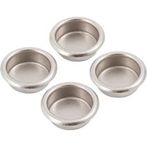 Hardware Stone Harbor Finger Pull, 1,9 cm, níquel acetinado, pacote com 4 Hardware Stone Harbor Finger Pull, 1,9 cm, níquel acetinado, pacote com 4