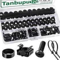 Hardware Tanbupu 120 unidades M6 x 16 mm para montagem em rack, porcas e parafusos Hardware Tanbupu 120 unidades M6 x 16 mm para montagem em rack, porcas e parafusos