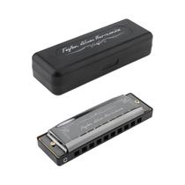 Harmônica De Blues Para Iniciantes Com 10 Furos E 20 Tunes, Placa De Reeds De Latão, Órgão De Boca Harmônica De Blues Para Iniciantes Com 10 Furos E 20 Tunes, Placa De Reeds De Latão, Órgão De Boca