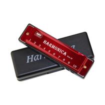 Harmônica Diatônica De 10 Furos Em Dó Com Estojo Para Iniciantes, Crianças, Presente Melodica