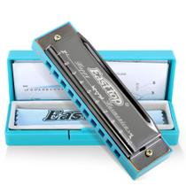 Harmonica East top Blues Diatonic 10 Holes C Key para iniciantes Harmonica East top Blues Diatonic 10 Holes C Key para iniciantes