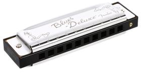 Harmonica Fender Blues Deluxe Key D com estojo ventilado