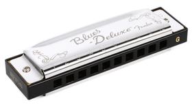 Harmonica Fender Blues Deluxe Key G com estojo ventilado