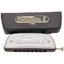 Harmonica Hohner Gaita de Boca Hohner em C 250/32 Chrometta 8 C Dó Harmonica Hohner Gaita de Boca Hohner em C 250/32 Chrometta 8 C Dó