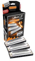 Harmônica Hohner Special 20 Kit com 3 Unidades em G, C, A Harmônica Hohner Special 20 Kit com 3 Unidades em G, C, A