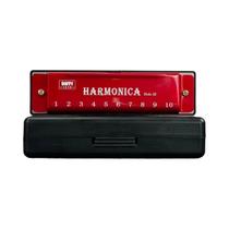 Harmônica Profissional De 10 Furos Miwayer, Instrumento Musical De Metal Para Iniciantes