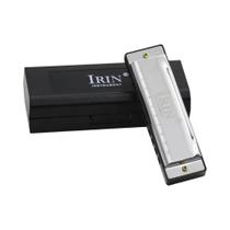 Harmonica Senior Bruce 10 Buraco BLUES com Caixa Latão Aço Inoxidável