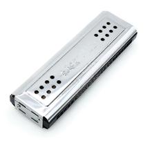 Harmónicas instrumento de gaita dupla face 24 buracos chave de gaita c g