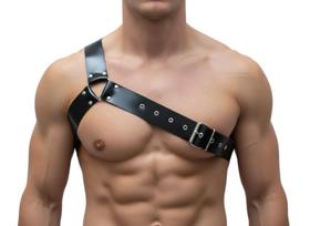 Harness Bárbaro BY018 Couro Legítimo