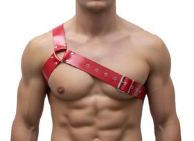 Harness Bárbaro BY018 Couro Legítimo