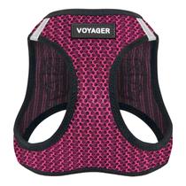 Harness Best Pet Supplies All Weather Mesh Reflective Fuchsia