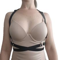 Harness Bra cinto cruzado em elastico Feminino Jessica