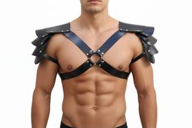 Harness Centurião BY037 Couro Legítimo