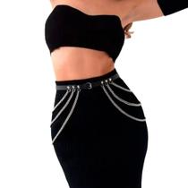 Harness Cinto Detalhes Em Correntes 4 Sexy Import
