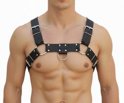 Harness em H BY021 Couro Legítimo Harness em H BY021 Couro Legítimo
