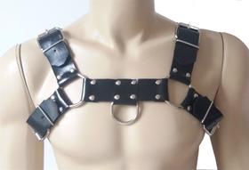 Harness em H BY021 Couro Legítimo