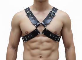 Harness Gladiador BY016 Couro Legítimo