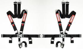 Harness RaceQuip, par preto de 5 pontos com cinto de ombro individual Harness RaceQuip, par preto de 5 pontos com cinto de ombro individual