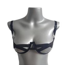 Harness Sutia Lingerie Feminino Strappy Sensual Ajustável - Almah Fashion