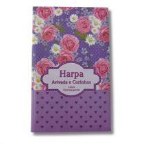Harpa Avivada e Corinhos Brochura Letra Extragigante Rosa Roxo Cristã Hinos Cristãos Musica Gospel Evangélica Pentecostal Letra Coro Igreja