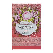 Harpa Avivada e Corinhos Letra Hipergigante Capa Dura - Floral Rosa
