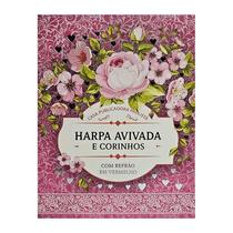 Harpa Avivada e Corinhos pequena Letra Média Brochura - Floral Pink - CPP