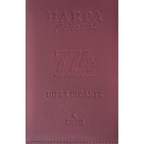 Harpa Celestial Cristã 774 Letras Grande Capa Luxo