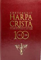 Harpa Comemorativa Centenário Grande Capa Luxo Vinho