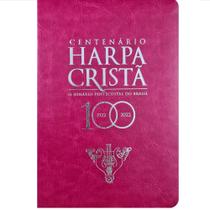 Harpa cristã capa de luxo rosa pink edição especial centenário grande Harpa cristã capa de luxo rosa pink edição especial centenário grande