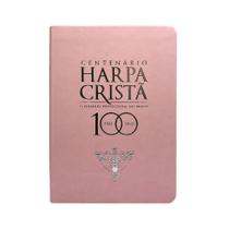 Harpa Cristã Centenário Grande Luxo - Rosa Blush