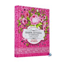 Harpa Cristã com Louvores Evangélicos Letra Gigante Capa Dura Brochura Floral Pink
