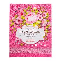 Harpa Cristã com Louvores Evangélicos Letra Gigante Capa Dura Brochura Floral Pink