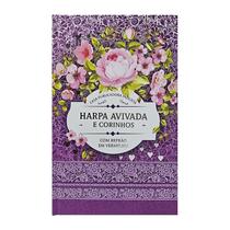 Harpa Cristã com Louvores Evangélicos Letra Hipergigante Capa Dura Floral Lilás