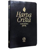 Harpa cristã com música grande preta - CPAD Harpa cristã com música grande preta - CPAD