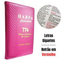 Harpa e Corinhos Feminina com Letra Gigante 774 Hinos e Cânticos de Louvor