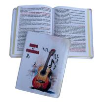 Harpa e Corinhos Violão Letra gigante com refrão em vermelho