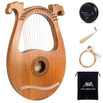Harpa Lira AKLOT 16 Cordas - Corpo em Mogno com Captador