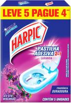 Harpic Pastilha Sanitaria Pastilha Lavanda 5un