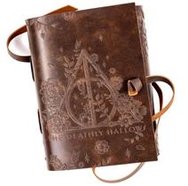 Harry Potter Agenda Couro Relíquias da Morte Importado -