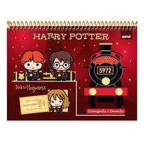 Harry Potter Caderno de Desenho Capa Dura Espiral Superior 80fls Spiral Harry Potter Caderno de Desenho Capa Dura Espiral Superior 80fls Spiral