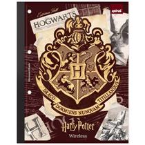 Harry Potter Caderno Universitário Wireless 80 Folhas Spiral