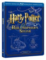 Harry Potter e A Pedra Filosofal - Steelbook - 2 Discos - Blu-Ray - Warner Home Video