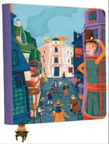 Harry potter - exploring diagon alley journal with ribbon charm