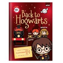 Harry Potter Hogwarts Express Caderno Universitário Capa Dura 80 fls Spiral