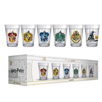 Harry Potter Jogo 6 Copos Americanos Em Vidro 190mL Original AllMix Kit Conjunto Presente