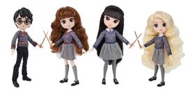 Harry Potter - Kit com 4 Bonecos - Harry Potter - Hermione - Luna e Cho Chang Sunny