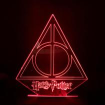 Harry Potter, Luminária Led, Relíquias Da Morte, 16 Cores - Avelar Criações